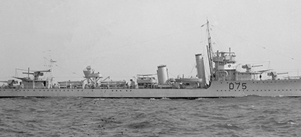 Venemous hms 1930 destroyer top