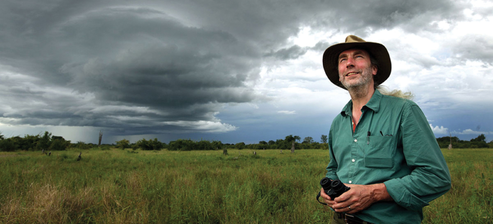 Simon standing in the Luangwa Valley in Zambia Photograph David Bebber