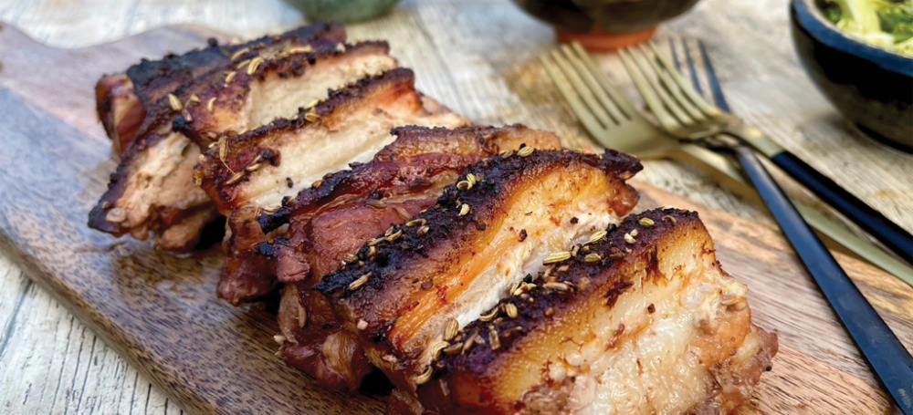 SPICY PORK BELLY WITH PRUNE CHUTNEY 3 1