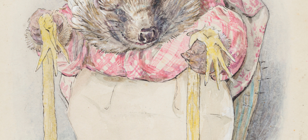 Mrs Tiggy Winkle artwork November 1904 July 1905 Watercolour and ink on paper National Trust Images